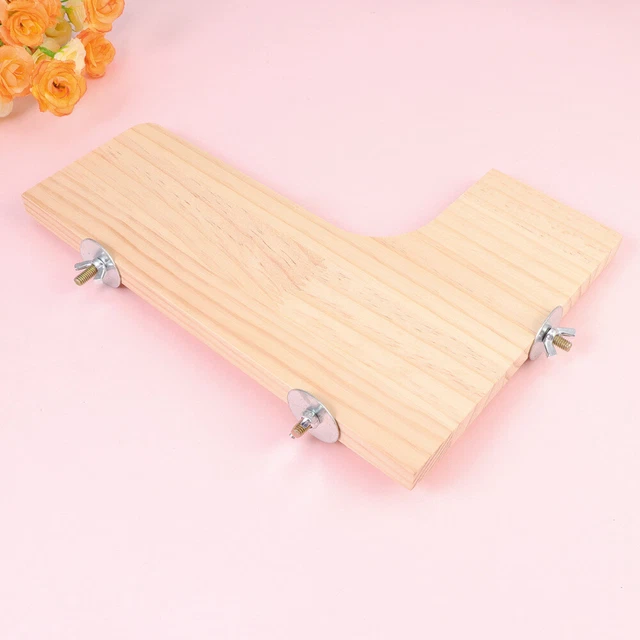 Madera hámster juguete mascota trampolín mascota jaula plataforma