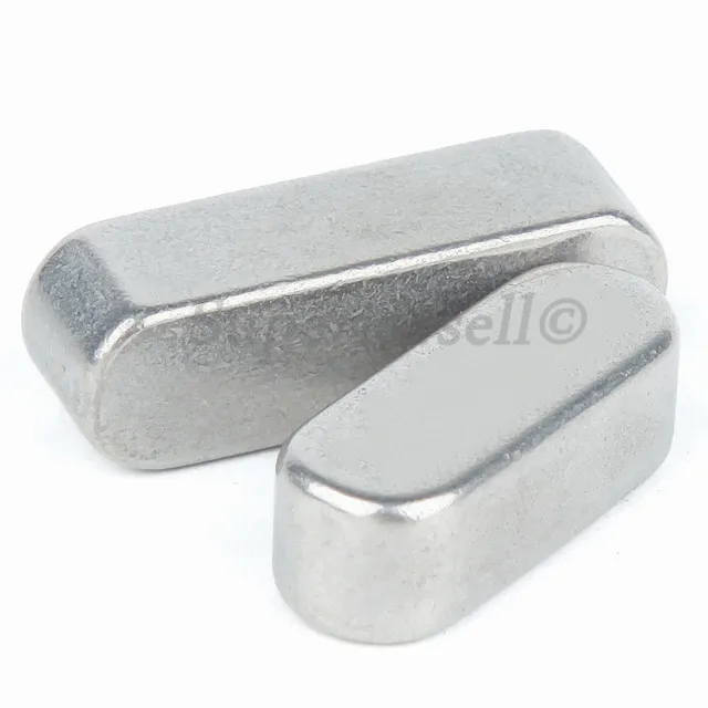 A2 304 Stainless Steel - Flat Key Square Pins M6 M8 M10 M12