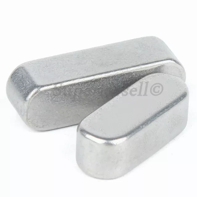 A2 304 Stainless Steel - Flat Key Square Pins M3 M4 M5