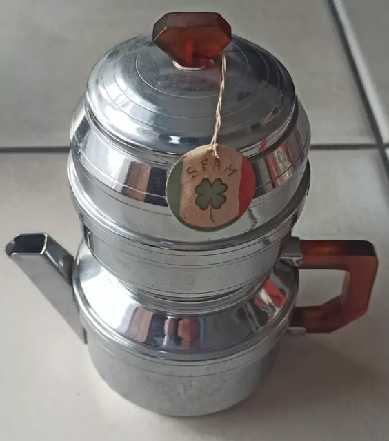 Petite Cafetière ancienne. Neuve avec étiquette. TBE. Marque SFAMOKA