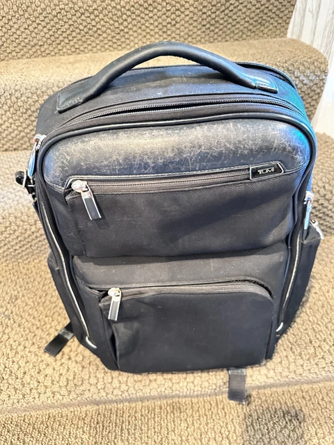 Tumi Arrive Bradley Backpack Mens Black 255012D2 Quick Access Pocket Beauty