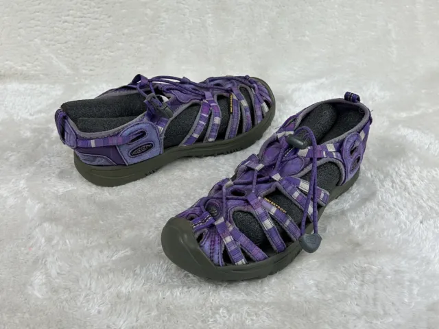 KEEN Big Kids -4 Womens - 86 / 37 Hiking Waterproof Sport Sandals Whisper Purple