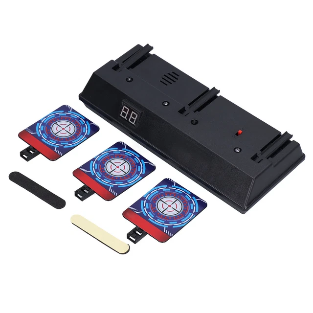 Jeu de fléchettes électronique, Jeu de fléchettes à Notation Automatique, Jeu d'intérieur et Jeux de fête, Jeu de fléchettes numérique électrique à Pointe Souple pour la Famille