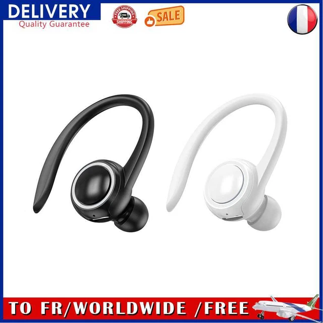 Single Hanging Ear Stereo Earbuds Waterproof Bluetooth-compatible TWS Headphones