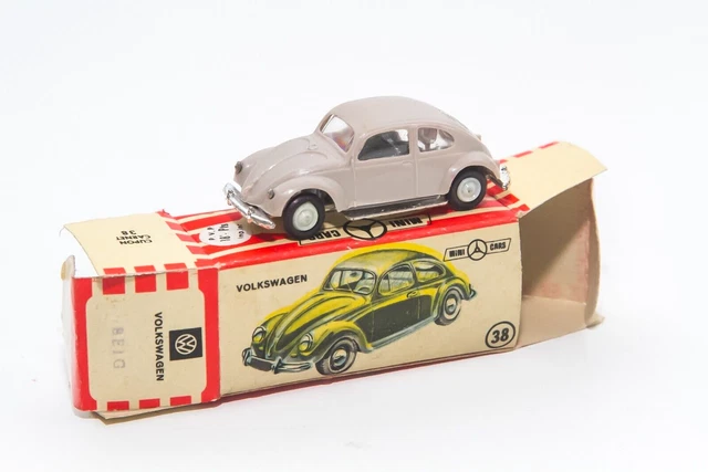 Miniature Anguplas Mini Cars Volkswagen Coccinelle – Collection (état D'usage)