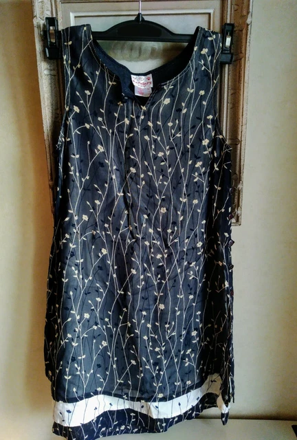 Robe Fillette Bel Air 10 Ans, Manches Longues, Bleu Roi, Excellent état