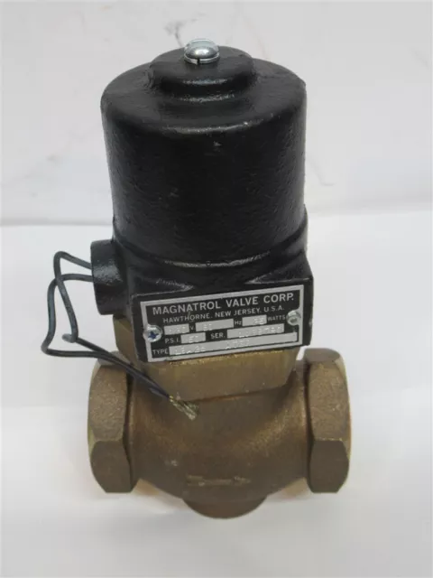 Magnatrol Valve 18A25W, 1-1/4" Full Port Bronze Solenoid Valve, 120 Volt