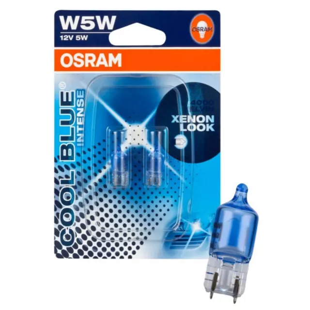 Osram Cool Blue Intense W5W feux de position lampes super blanc C15 look xénon