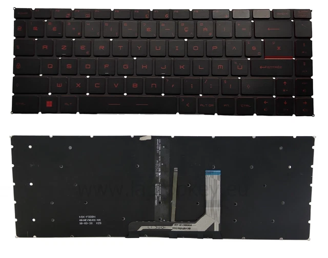 IN62 Touches pour clavier MSI WT75-8SK GV62 WE62-7RI PE72 GF72 MS-1781