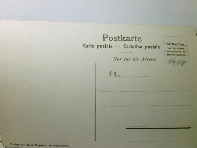 BERCHTESGADEN. HINTERSEE. RAMSAU. Gasthof Post ( Pension Wartstein