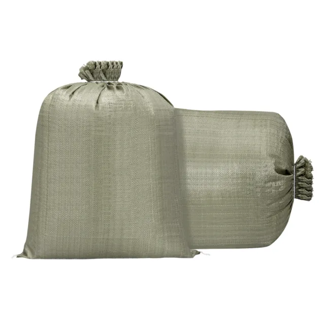 Sand Bags Empty Grey Woven Polypropylene 59.1 Inch x 51.2 Inch Pack of 10
