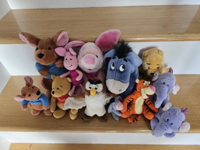 Disney Winnie The Pooh Lot plush Soft Toy Bundle Collectable Bundle set of 12