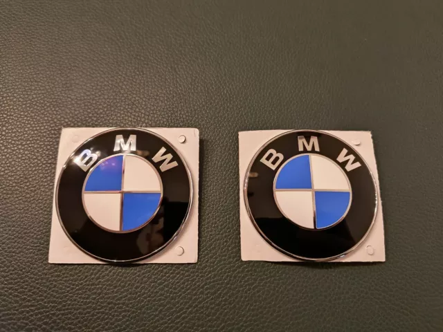 2x Original BMW Motorrad Emblem 70mm Benzintank