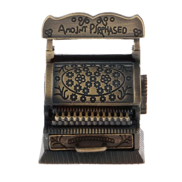 Caisse Enregistreuse Miniature 1:12 Pour Maison De Poupée - 5.4x2.8 Cm, Accessoire Déco Réaliste - 8