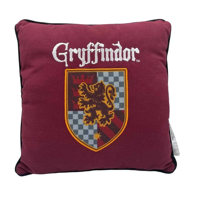 Harry Potter Wizarding World Gryffindor Crest Throw Pillow Red Square