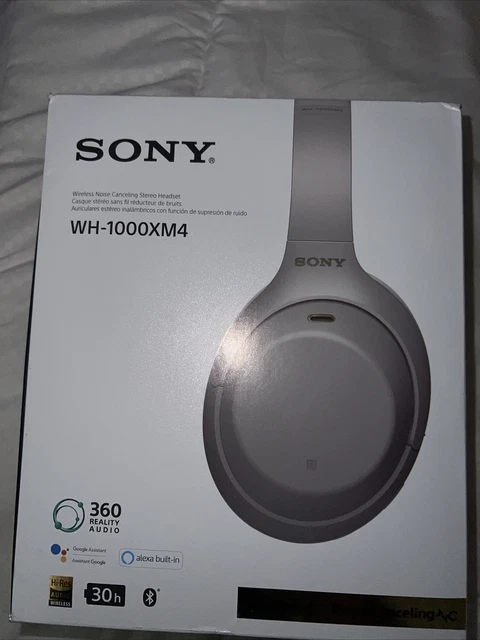 Sony WH-1000XM4 Wireless Over-Ear Headphones- Silver Sony WH-1000XM4 Wireless Over-Ear Headphones- Silver