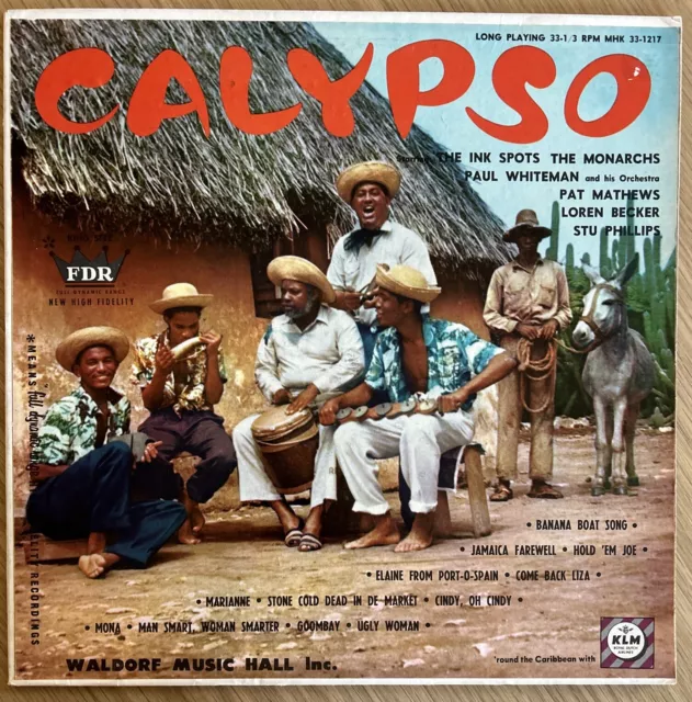 Various - Calypso - Waldorf Music Hall - MHK 33-1217 - LP, Comp