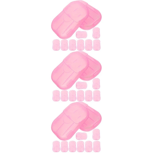 60 scatole di fogli di sapone confezione box ballone viaggio per viaggi di