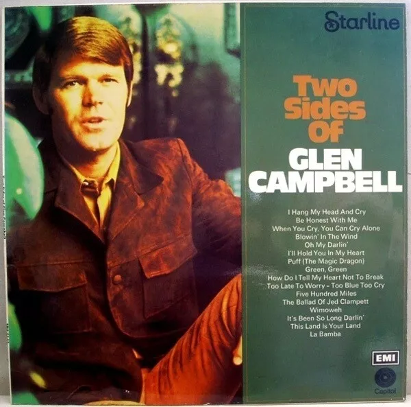 Glen Campbell Two Sides Of Glen Campbell NEAR MINT Starline Vinyl LP