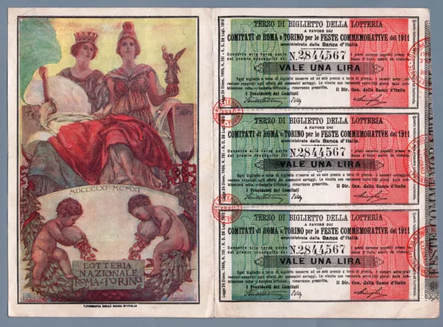 GD0035 Lotteria Esposizione di Torino 1911