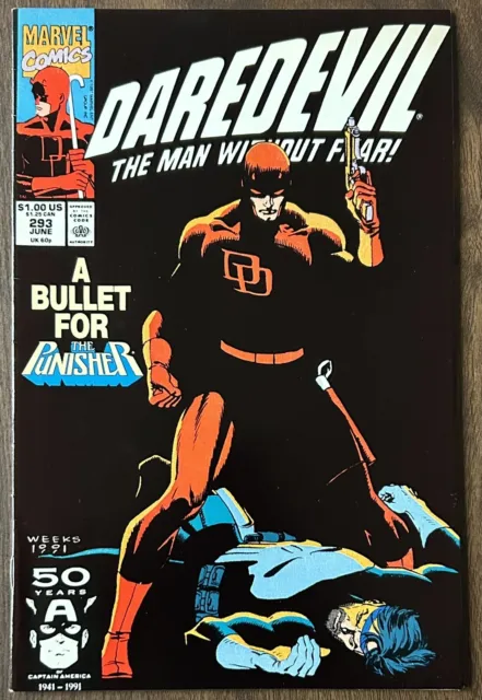 1991 Marvel Daredevil #293 A Bullet For The Punisher