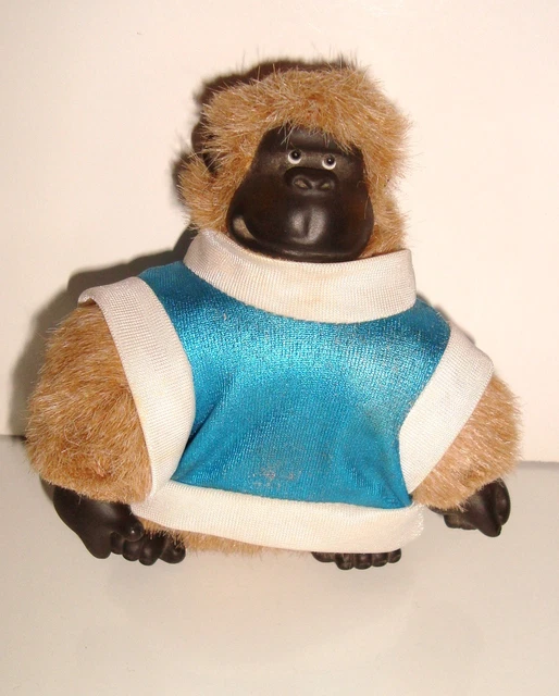 Peluche ancienne GRAND KIKI + Pyjama Garcon + Tenue fille - vintage env
