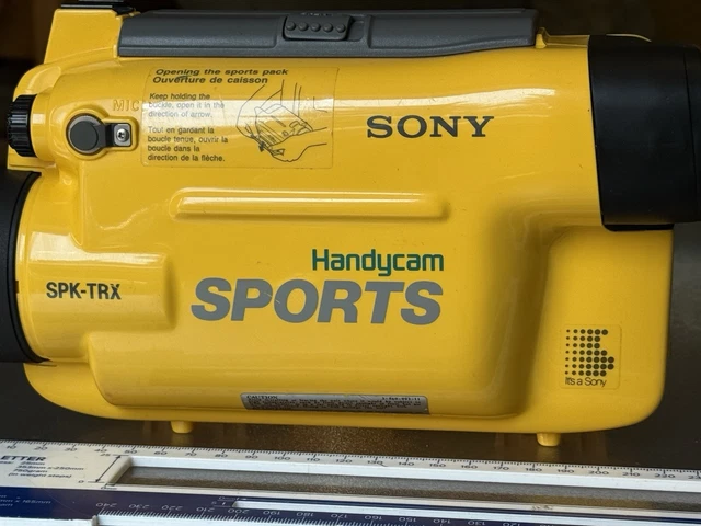 SONY SPK-TRX YELLOW Sports Pack Waterproof Camera Case Video