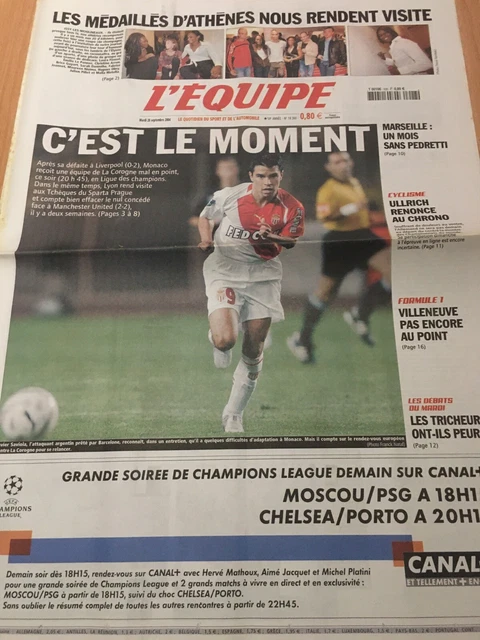 L'Equipe Journal - Octobre 1984 Complet - Football Et Cyclisme (Très Bon état)