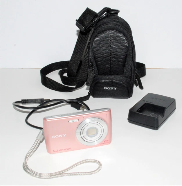 Cámara y Estuche SteadyShot Sony Cyber-Shot 12,1 mp DSC-W510 SteadyShot ++