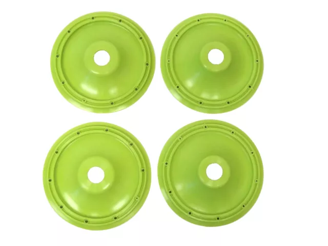 Rovan Baja Buggy Enclosed Outer Beadlock Ring Kit (Lime Green) Fits HPI Baja 5B