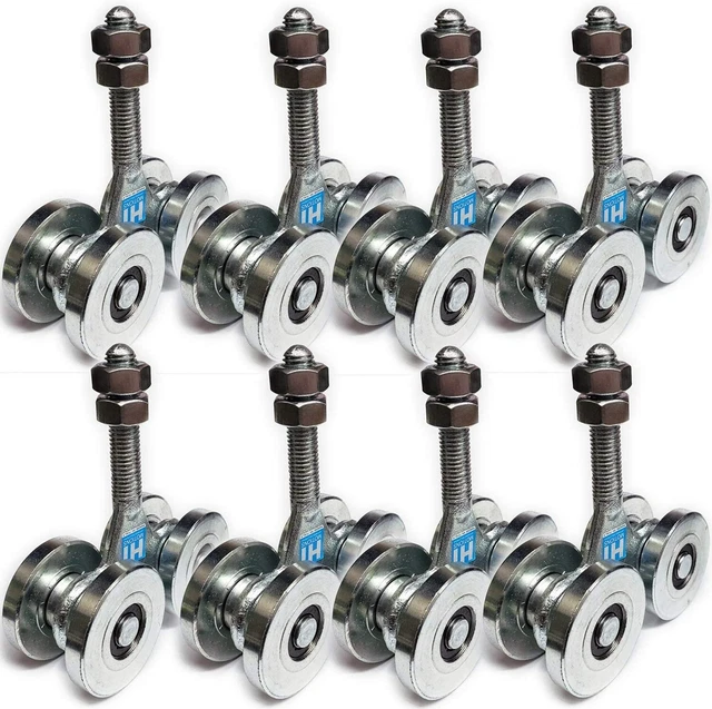 Sliding Track Rollers with Bearings Gate Truck Trolley HI Motions 4 Wheel- 4Pair