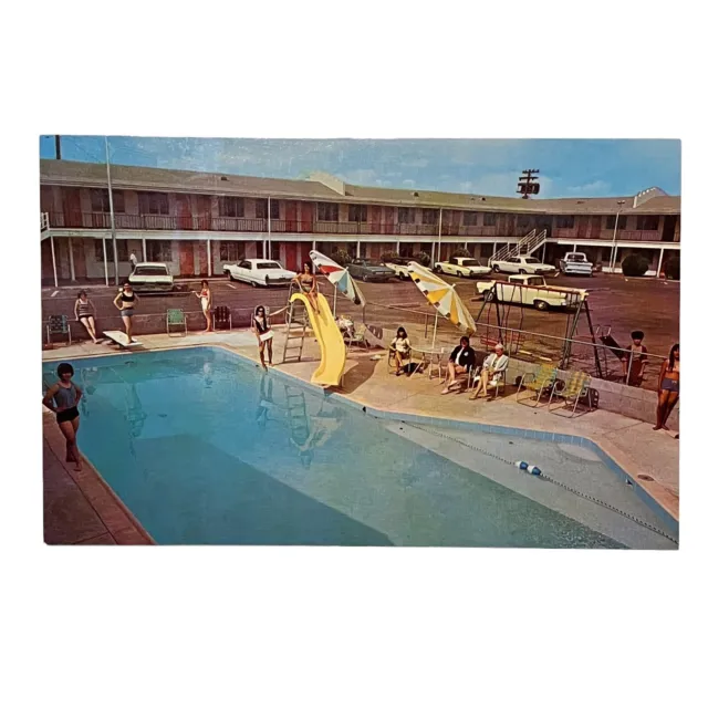 Route 66 Holbrook Motor Hotel Arizona Vintage 60's Postcard