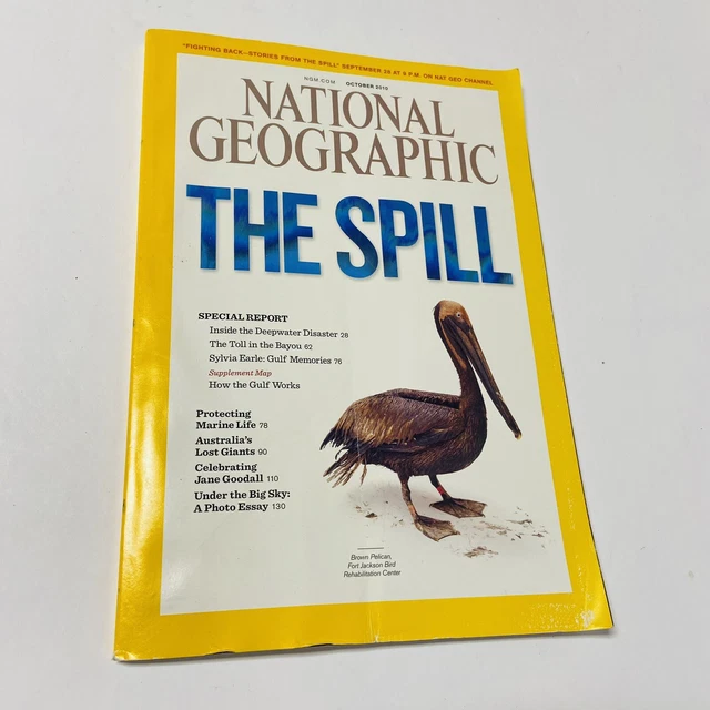 NATIONAL GEOGRAPHIC MAGAZINE October 2010 Gulf Oil Spill Jane Goodall