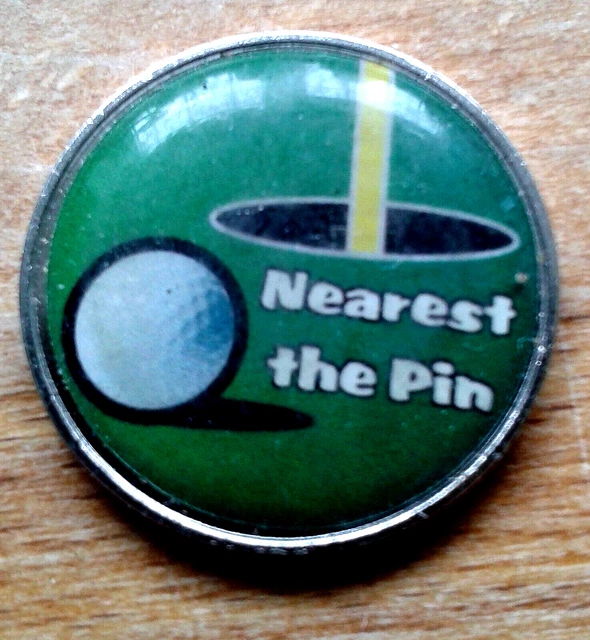 VINTAGE ASBRI GOLF "Nearest The Pin" Original Golf Ball Place Marker