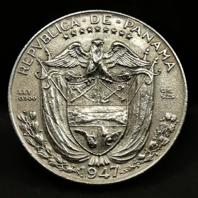 1/4 Balboa Argent 1947 Panama / Silver Quarto Balboa