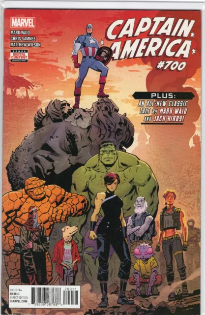 Captain America #700 Marvel Comics 2018 NM+