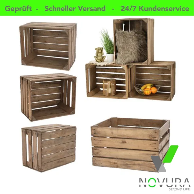 Caja de frutas, caja decorativa, caja de madera, madera natural, caja de vinos, look usado - MERCANCÍA NUEVA