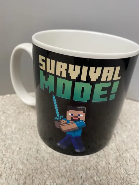 Minecraft Enderman Heat Change Mug Survival Mode Coffee Tea Mug Large VGC
