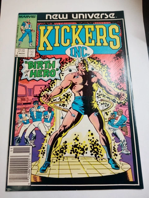 New Universe Kickers Inc. #1 Marvel Comic Book 1986 Newsstand