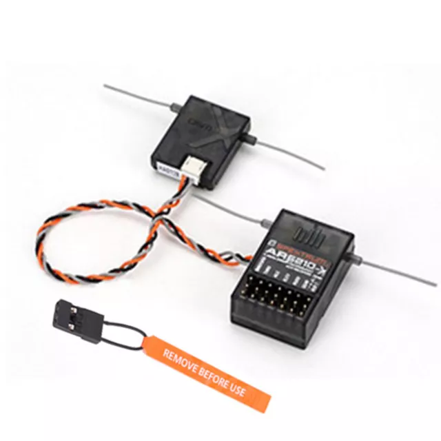 3.5V-9.6V 2.4G AR6210 DSMX 6CH RC Receiver Support DSM2 for Spektrum Transmitter