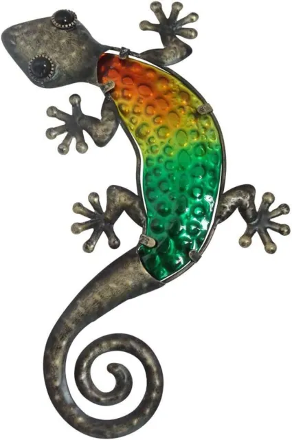 Comfy Hour Spring Is Here Collection 11  Brown Green Art Gecko Wall Décor Lizard