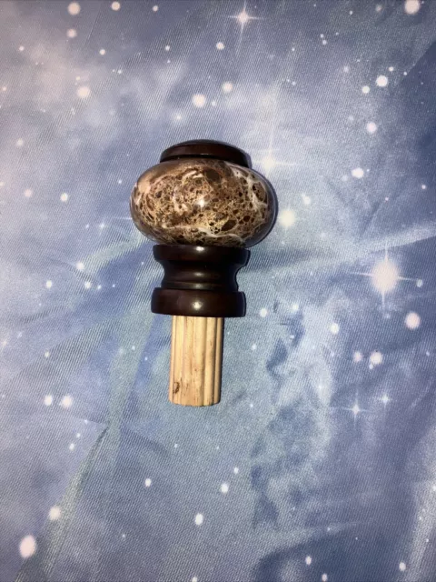 STONE FINIAL 3 1/2” Dis Weighs 1.5 lbs ~ Architectural Element, No Cracks