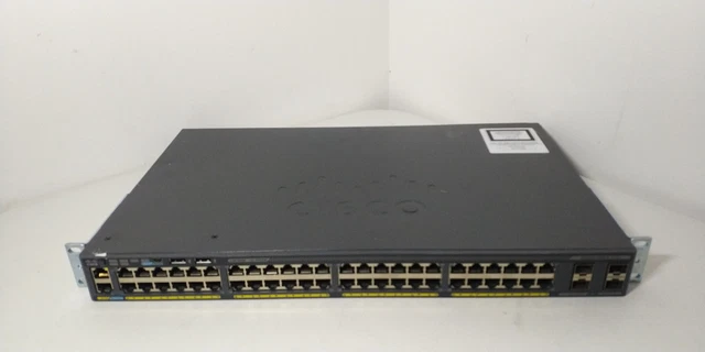 Cisco 2960x WS-C2960X-48TS-L 48 Port Network Switch