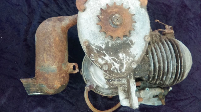 ANCIEN MOTEUR VAP 48CM3 2 VITESSES+ CARBU ABG &  POT,usine,industriel,scooter EUR 200,00