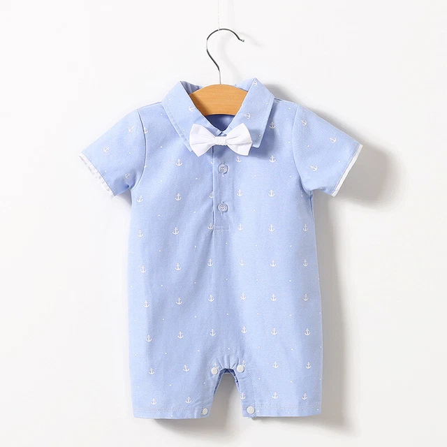 Uniforme body estivo tutina neonato ragazzi monopezzo bambino bambino bambino 2