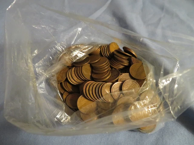 lincoln wheat cent penny lot 2lbs 280 pieces Unsearched
