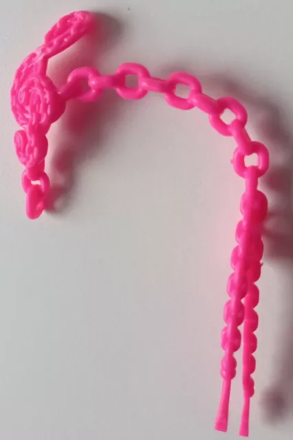 Monster High Doll ARI HAUNTINGTON Electrified accessory neon pink chain Headband