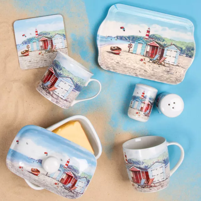 Sandy Bay Laptray Food Serving Tray Beach Design Tableware Dinner Mats Coaster