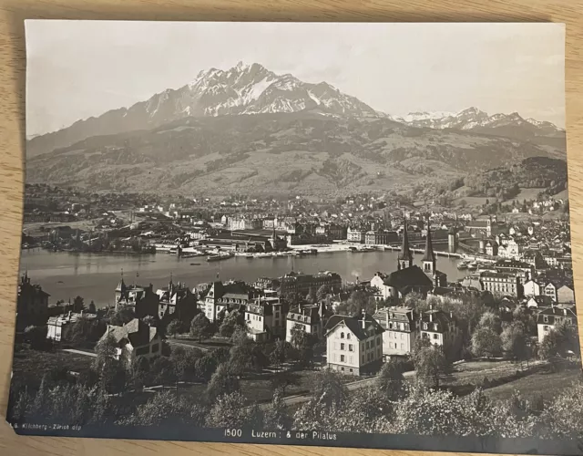 Postcard Switzerland Luzern und Pilatus
