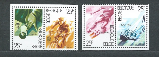 BELGIË BELGIQUE - 1982 YT 2043 à 2046 - TIMBRES NEUFS** MNH LUXE